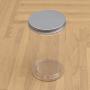 Garneck 1280ml Plastic Empty Sealed Jars Large Capacity Clear Storage Tank Containers with Lid for Food Snacks Candy