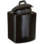 Premier Housewares Ceramic Text Tea Jar - Black
