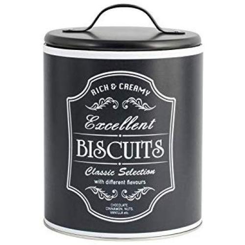 H&H Silver Coffee Tin 11XH18cm, s