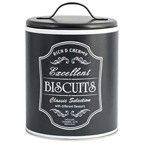 H&H Silver Coffee Tin 11XH18cm, s H&H Silver Coffee Tin 11XH18cm, s
