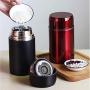 Food flask Food Jar with Folding Spoon Storage Bag Insulated 304 Stainless Steel Multi-Purpose for Food Hot 1L