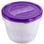 keeeper Food Box Fredo Fresh 2, 3L Round 3 Pieces in Purple, 3-Piece