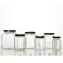 12 Bouteilles Hexagonales Transparents en Ver pour Rangement Cuisine, Idéales pour Miel, Sucre, Confit, etc. (380ml) 12 Bouteilles Hexagonales Transparents en Ver pour Rangement Cuisine, Idéales pour Miel, Sucre, Confit, etc. (380ml)