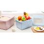 Plastic Kitchen Square Food Storage Containers Canister Grain Storage Tanks Food Storage Jar Airtight Food Storage Containers-maka