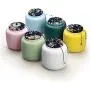 Tea Container Mini Jar Tea Sugar Storage Table Decoration Seal Ceramic Storage Canned Spices, Candles (2Pcs) 10.513.5Cm