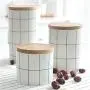 Bouteilles de Rangement en Céramique Boîtes à Thé Scandinave avec Couvercle pour Épices/Accessoires de Cuisine Bouteilles de Rangement en Céramique Boîtes à Thé Scandinave avec Couvercle pour Épices/Accessoires de Cuisine