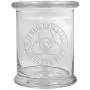 12 oz Klar Glas Kräuterdose mit Deckel und Zombie-Ausbruch-Logo
