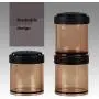 YTF-Coffee sealed cans, plastic candy moisture-proof storage cans, stackable milk powder storage cans 2 sets YTF-Coffee sealed cans, plastic candy moisture-proof storage cans, stackable milk powder storage cans 2 sets