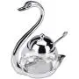 Zinc Alloy Kitchen Spice Seasoning Bottle Swan Design Sugar Salt Coffee Storage container Tank with Spoon Kitchen Cooking Tools Condiment bottles Zinc Alloy Kitchen Spice Seasoning Bottle Swan Design Sugar Salt Coffee Storage container Tank with Spoon Kitchen Cooking Tools Condiment bottles