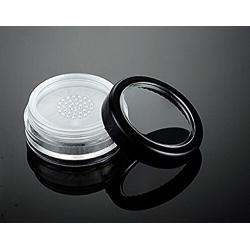 3 Pieces 10G 10ml Empty Loose Face Powder Blusher Puff Case Box Makeup Cosmetic Jars Containers with Sifter Lids