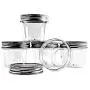Bouteilles en plastique transparentes de 120 ml (4 oz) de Novelinks avec couvercle à vis – Contenants vides ronds réutilisables pour le stockage de la cuisine et de la maison – Sans BPA (20 pièces) Bouteilles en plastique transparentes de 120 ml (4 oz) de Novelinks avec couvercle à vis – Contenants vides ronds réutilisables pour le stockage de la cuisine et de la maison – Sans BPA (20 pièces)