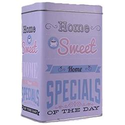 Metal Tin Coffee Iron Storage Box - Home Sweet Home