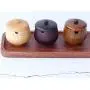Mini Spice Jars Simple wooden seasoning jar with lid small wooden box kitchen set Mini Spice Jars Simple wooden seasoning jar with lid small wooden box kitchen set