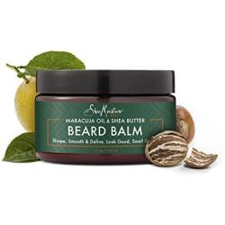 Shea Moisture Mens Beard Balm, All Natural ingredients, Made With Maracuja Infused Shea Butter, Shape-Smooth & Define, 4 Ounce