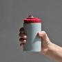 Multifunction Storage Jar Tea Coffee Beans Candy Nut Canister Seal Cans,B