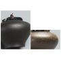 Japanese-style Tea Canister,retro Portable Sealed Ceramic Jar,spices Coffee Cookie Nuts Cereal Tea Caddy Storage-g 13x13cm(5x5inch)