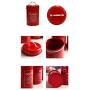 homozy Food Storage Canister -Food Storage Canister with Airtight Metal Lid, Food Storage Jar Kit for Home and Kitchen Serving for Coffee, Sugar, Tea - Red
