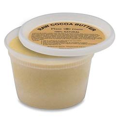 Raw Cocoa Butter 14.5 oz. Pure 100% Unrefined FOOD GRADE Cacao Highest Quality Arriba Nacional Bean, Bulk Rich Chocolate Aroma For Lip Balms, Stretch Marks, DIY Base for Body Butters & Soap Making