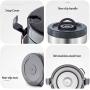 Food flask Insulated Stainless Steel Food Jar with Storage Bag Leak-Proof Thermal Soup Flask Multi-Purpose for Food