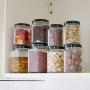 Large glass sealed cans, transparent kimchi glass jars, multi-grain storage tanks