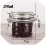 Bouteilles de stockage en verre 1 pièce, 500/750/1000/1500 ml avec couvercle, pot à miel, pot à bonbons, conteneur de rangement en verre pour cuisine. Bouteilles de stockage en verre 1 pièce, 500/750/1000/1500 ml avec couvercle, pot à miel, pot à bonbons, conteneur de rangement en verre pour cuisine.