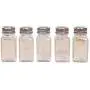 JUSTDOLIFE Spice Bottles Glass Spice Jar Seasoning Bottles Kitchen Gadgets with Shaker Top 5PCS JUSTDOLIFE Spice Bottles Glass Spice Jar Seasoning Bottles Kitchen Gadgets with Shaker Top 5PCS