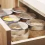 Glass Sealed Jars, Kitchen Household Grain Containers, Storage Spices/Pasta/Oatmeal/Coffee Beans