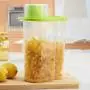 2L Aufbewahrungsbox Müsli-Auffresser Aufbewahrungsboxen Gläser Behälter Küchen Lebensmittel Getreide Reis Behälter – Schönes