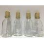 Glass Bottle Cork (4.8 cm x 13 cm tall) set of 4