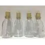 Ensemble de 4 capsules en verre pour bouteille (4,8 cm x 13 cm)