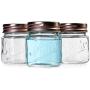 Juvale Bulk 2 Ounce Mini Mason Jars Shot Glasses with Lids (12 Pack)