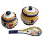 Storage Jar - 1 Quart - Hand Painted in Spain - Splash! Design