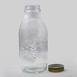 Shelf Floating Lead-free Glass Storage Jar Sealed Jar Kitchen Storage Tank Fresh Storage Bottle 1000ml 2. (Size : B)