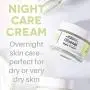 Medipharma Cosmetics Night Care Cream - Infused with Cold Pressed Olive Oil and Ceramides - Daily Use Cream for Face, Neck & Cleavage - Ideal for Dry to Very Dry Skin - 50 ml