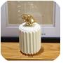 Ceramic Animal Storage Jars For Spices Candy Bear Rabbit Tank Container Jewelry Storage Box Coffee Can Bottle Kitchen Organizer,6