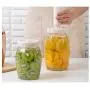 Glass Sealed Jar Kitchen Jar Bottle Candy Jar Enzyme Kimchi Glass Food Storage Containers,1.2L Glass Sealed Jar Kitchen Jar Bottle Candy Jar Enzyme Kimchi Glass Food Storage Containers,1.2L