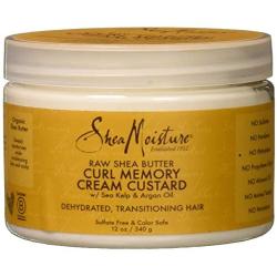 Shea Moisture Raw Butter Curl Memory Custard Cream for Unisex, 12 Ounce