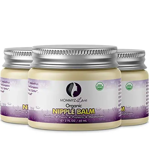 Beste Brustwarzencreme zur Linderung bei Stillbeschwerden (3er Pack, 2 oz) – Sofortige Linderung bei schmerzenden, trockenen und rissigen Brustwarzen, auch nach einmaliger Anwendung.