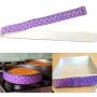 JUSTDOLIFE Bake Even Strip Creative Super Absorbent Thick Cotton Cake Pan Strip Cake Strip