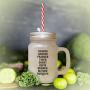 Navy Christmas SantaS Reinders Names Frosted Glass Mason Jar With Straw