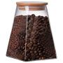 TOPBATHY 1PC Glass Sealed Storage Can/Glass Jar/Tight Canisters with lids for dry flour Cereal coffee
