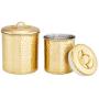 Old Dutch 847CC Canister, 2 Qt & 1 Qt, Champagne