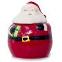 Yagaga Sugar Salt Pepper Storage Jar, Christmas Ceramic Sseasoning Jar Christmas Kitchen Decoration Ceramic Seasoning Box Creative Santa Ceramic Jar (Gift)