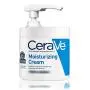CeraVe Feuchtigkeitscreme | 473 ml mit Pumpkopf | Tägliche Feuchtigkeitspflege für trockene Haut für Gesicht und Körper