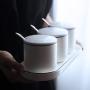 Spice storage containers,Small spice jars Porcelain condiment jar Storage containers Spice jars bulk-A