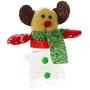 Debuy Baby Kids Christmas Candy Jar Storage Bottle Santa Bag Sweet Christmas GIF Box Xmas Home Decor (Star Base elk)