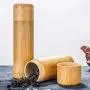 2pcs Handmade Portable Tea Canister Lid Bamboo Natural Storage Small Food Container 2pcs Handmade Portable Tea Canister Lid Bamboo Natural Storage Small Food Container