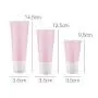 3 PCS Tubes en Silice Gel de 80 ML (2.7 OZ) Rose Vides avec Bouchon Amovible – Contenants Réutilisables pour Lotion, Gel Douche, Shampoing, Après-Shampoing pour Voyage et Camping. 3 PCS Tubes en Silice Gel de 80 ML (2.7 OZ) Rose Vides avec Bouchon Amovible – Contenants Réutilisables pour Lotion, Gel Douche, Shampoing, Après-Shampoing pour Voyage et Camping.