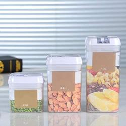 Pp Plastic Food Storage Container 0.5L 0.8L 1.2L Seal Cereal Jar Dried Fruit Jam Storage Box Easy Lock Lids To Keep Food Fresh,500Ml