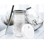 Jarming Collections Reusable Boba Bubble Smoothie Cup Wide Mouth Glass Mason Jars with STAINLESS STEEL Boba Tea/Travel Smoothie Cup with Straw-BPA Free Drinking Lids and Silver Leak Proof Storage Caps
